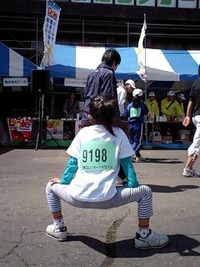 アトレーで野辺山マラソン
