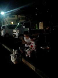 アトレーで清水海上花火