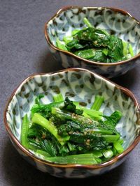 少しだけ残っていたおひたし