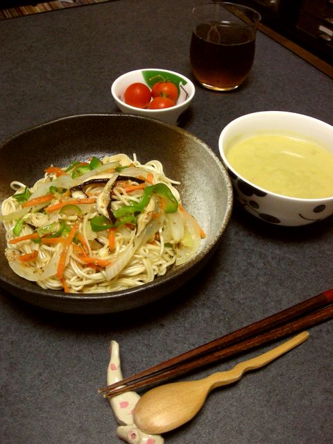 久々に麺de晩ごはん☆