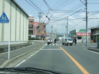 バイクが2台・・・あぶねー！