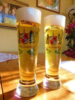 休日にドイツビール