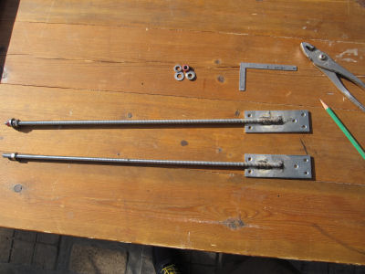 取付金具も自作で・・・