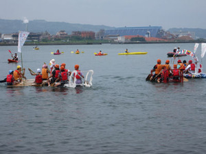 イカダ祭り。。。