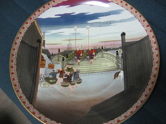 東海道５３次の絵皿！