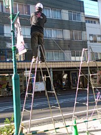 北街道のライトアップ