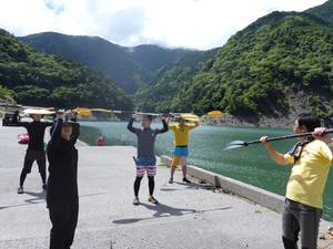 【レポ】　「奥大井の自然満喫カヤック＆SUP体験」ガイド講習会