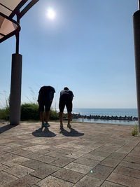 浜当目にお礼参り