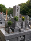 お寺の墓石