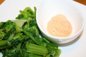 卵と野菜のオーロラソース（温野菜のオーロラソースディップ）
