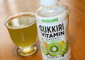 カゴメ 野菜生活100 SUKKIRI VITAMIN グリーンキウイMIX　