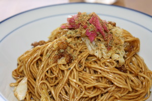 棒ラーメンでカップ焼きそば風