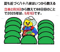 夏も近づく八十八夜はいつから数える