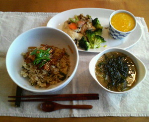 食材を味わい、感謝する。