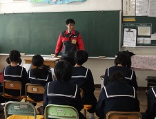 富士商工会議所青年部 Yegブログ 岳陽中学の職業講話を終えて