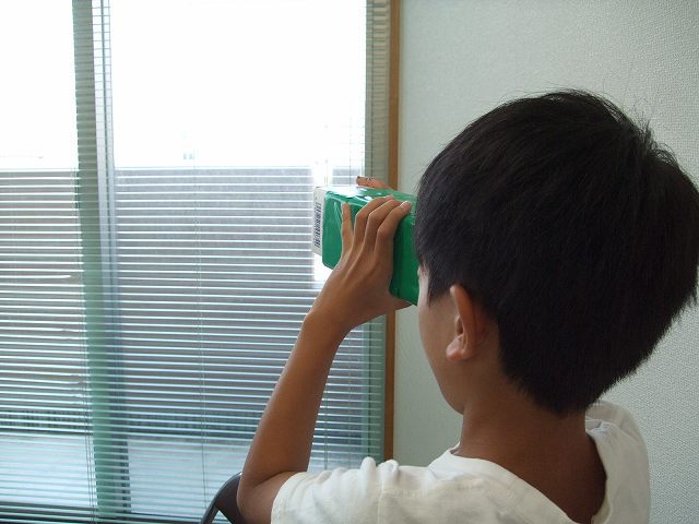 望遠鏡とブンブンゴマを作ろう！