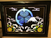 富士山と徳川御紋の作品