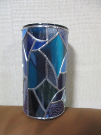 フラワーベース（一輪挿し）完成です