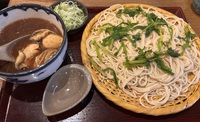 牡蠣つけ蕎麦( *´艸｀)