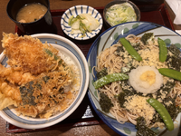 天丼セット(#^^#)