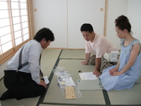お引き渡しです。