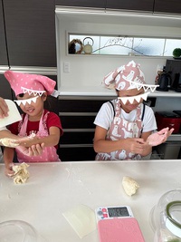自宅でパン作り教室♪