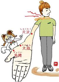 頚がまわらない時のツボ