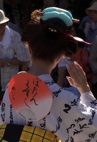 暑い日でしたね
