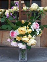 母の日の薔薇たば