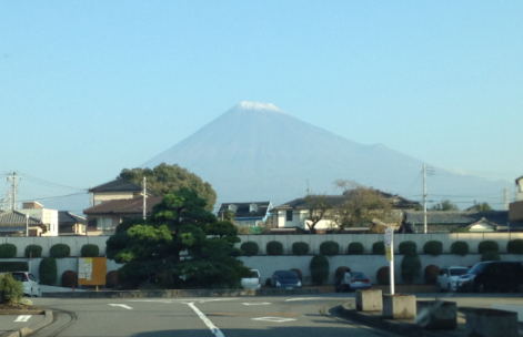 今朝の富士山～１１月５日～