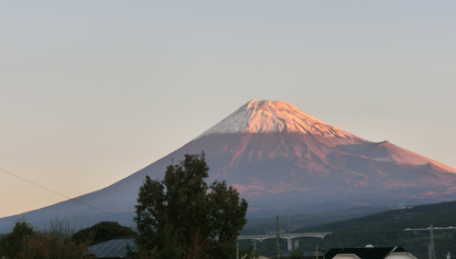 今朝の富士山～１１月１３日～