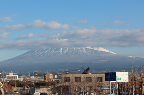 今朝の富士山～１月１２日～