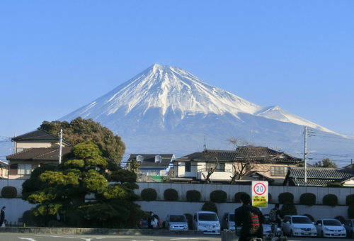 今朝の富士山～１月２３日～