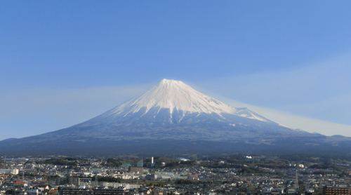 今朝の富士山～３月３１日～