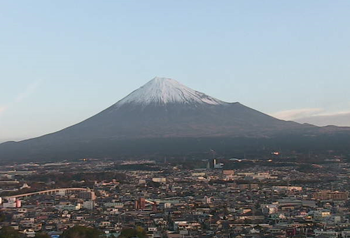 今朝の富士山～１２月１０日～