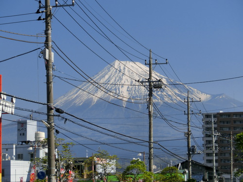 今朝の富士山～４月１２日～