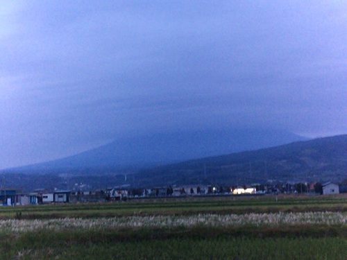 今朝の富士山～１１月８日～