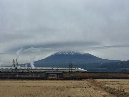 今朝の富士山 1月8日