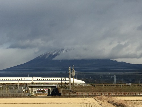 今朝の富士山～１月１４日～