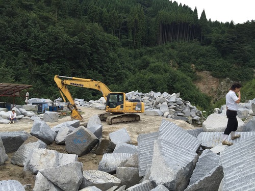 墓石の産地マイラー状態です。( ◠‿◠ )