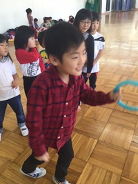 長男が楽しんでダンスをやっていてびっくりしました