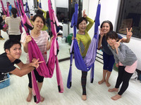 駿東郡清水町,ヨガ　話題の空中ヨガが気持ちいい！