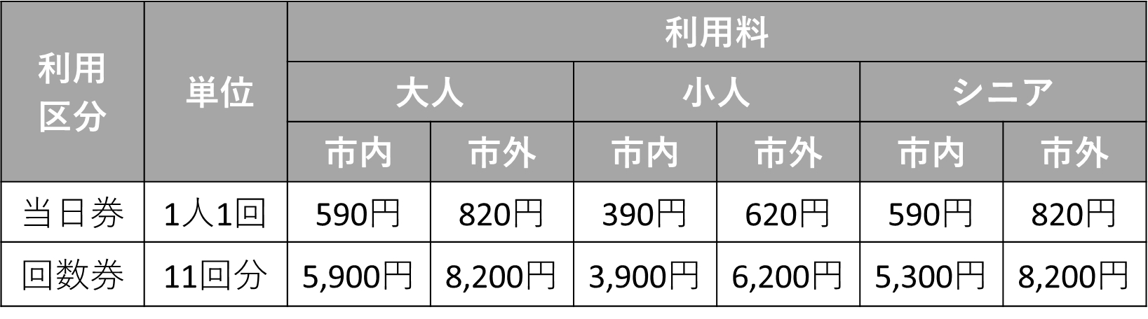 2024年7月1日～ 共通回数券の販売開始とご入浴料の改定について