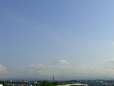 今朝の富士山