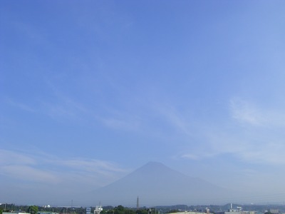 今朝の富士山