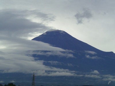 今朝の富士山