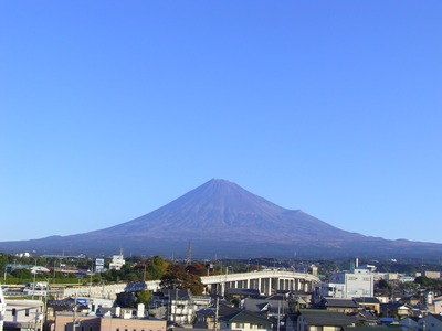 今朝の富士山