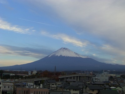 今朝の富士山