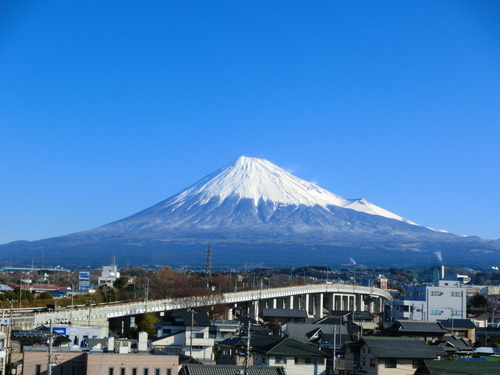 今朝の富士山