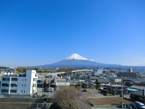 今朝の富士山